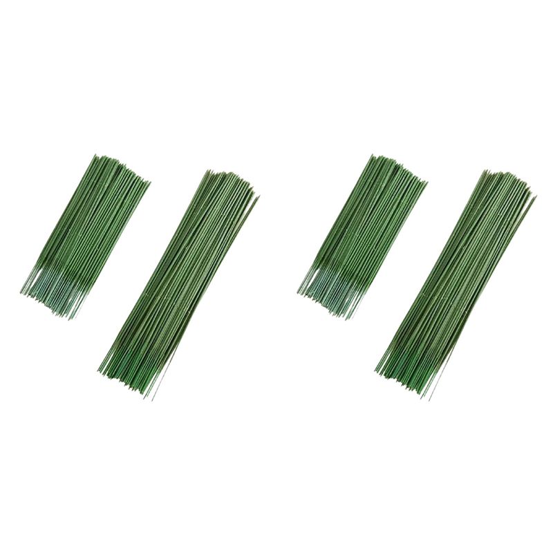 Wire Stem Florist - ABJN-Florist Wire, 400Pcs Plastic Floral Stem,