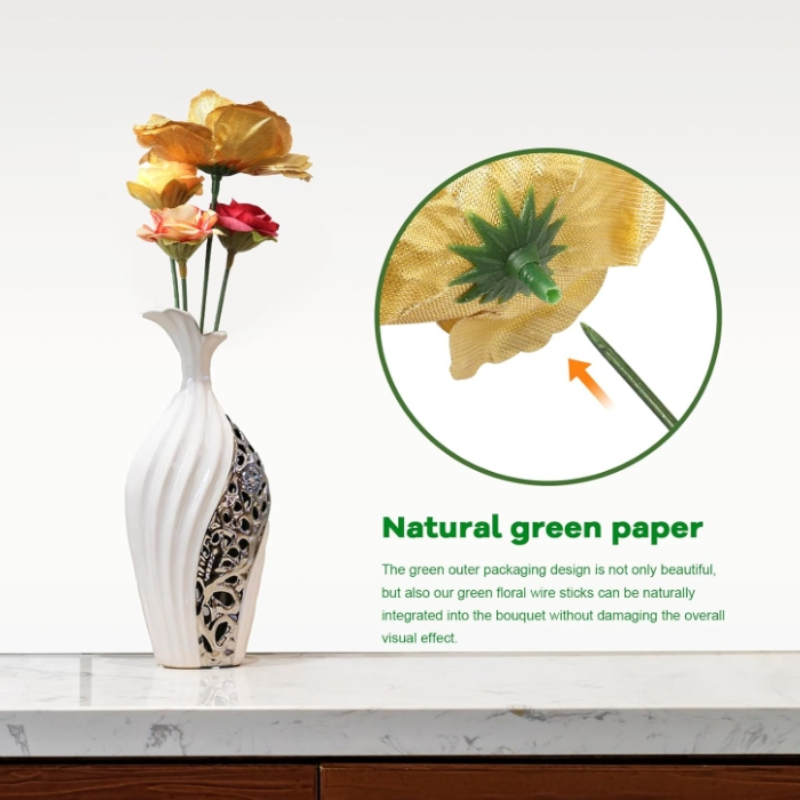 100 Pieces Floral Stem,Artific - Wire Stem Florist review and price