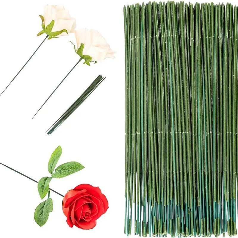 100 Pieces Floral Stem,Artific - Wire Stem Florist review and price