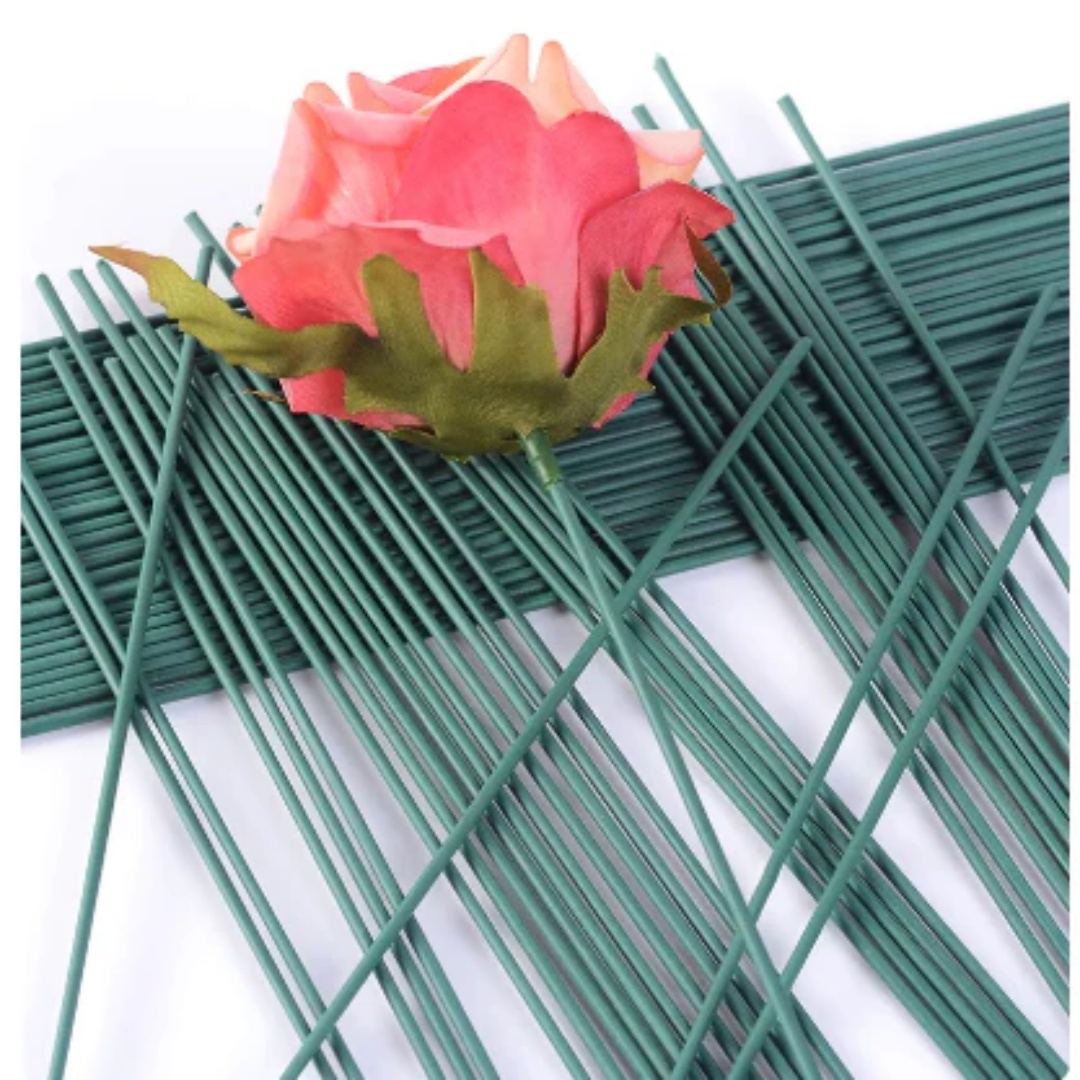50pcs Green Floral Wire Stems  - Wire Stem Florist review and price