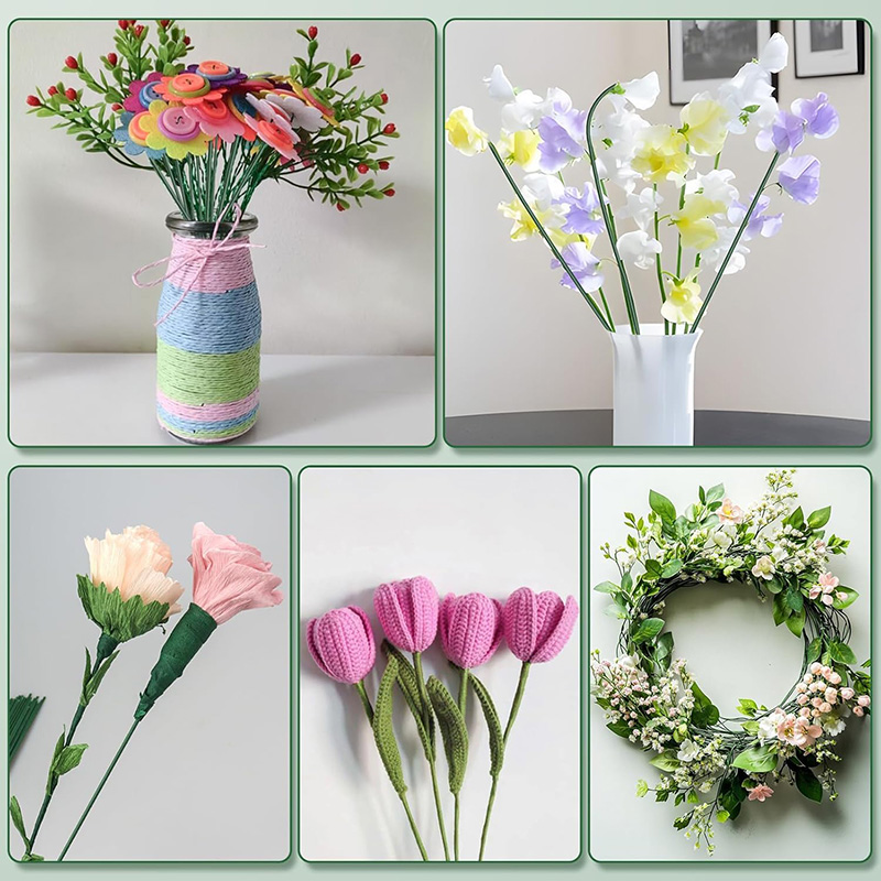 50/100Pcs Floral Wire Stems Fl - Wire Stem Florist review and price