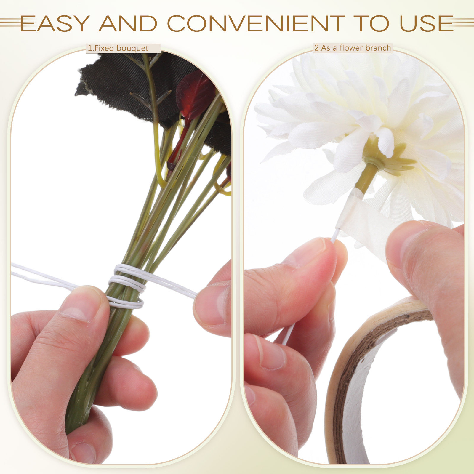 100Pcs Floral Wire Stems Iron  - Wire Stem Florist review and price