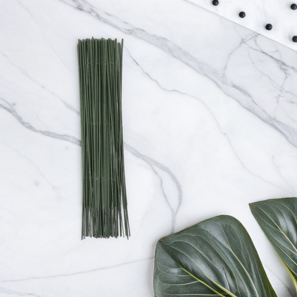 100Pcs Green Florist Wire Stur - Wire Stem Florist review and price