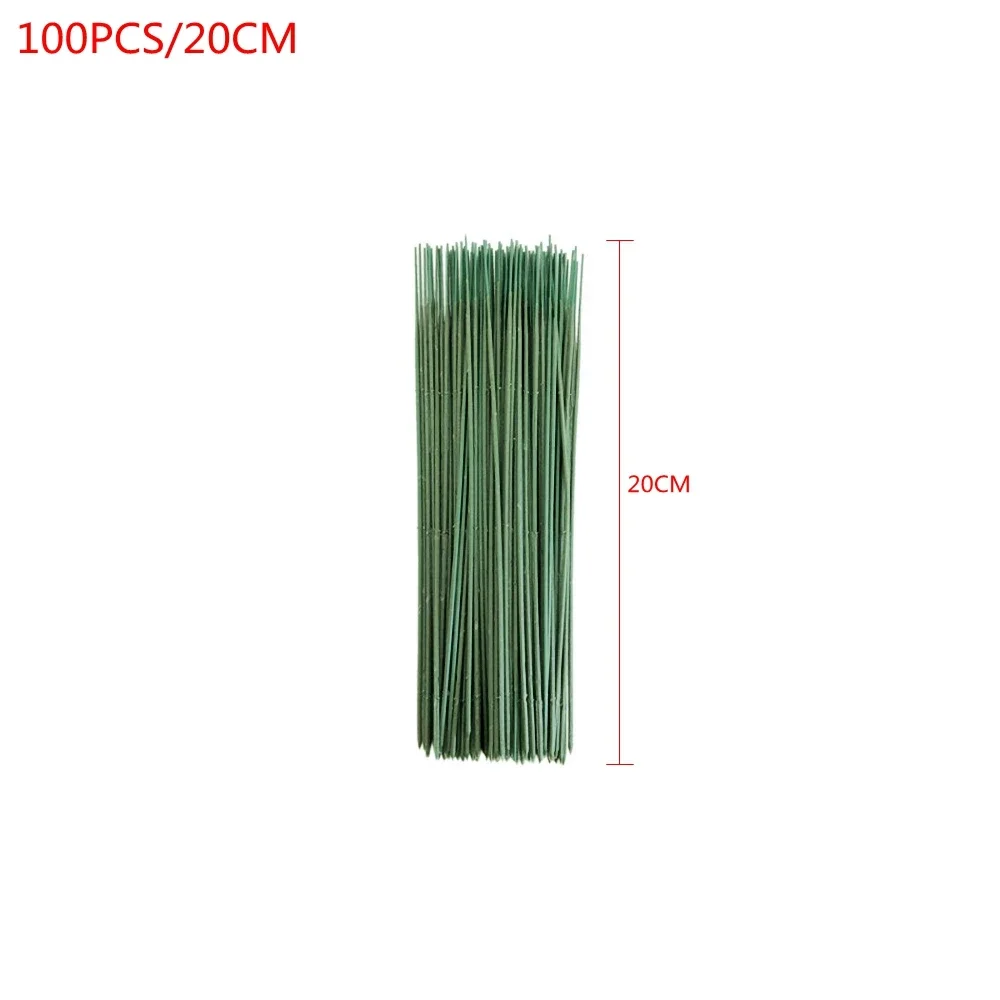 100PCS Artificial Potted Stem  - Wire Stem Florist review and price