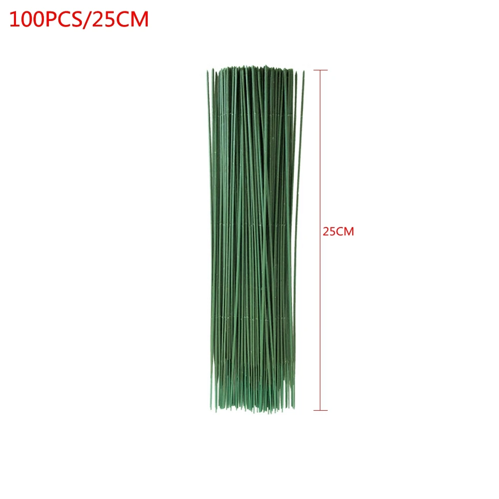 100PCS Artificial Potted Stem  - Wire Stem Florist review and price