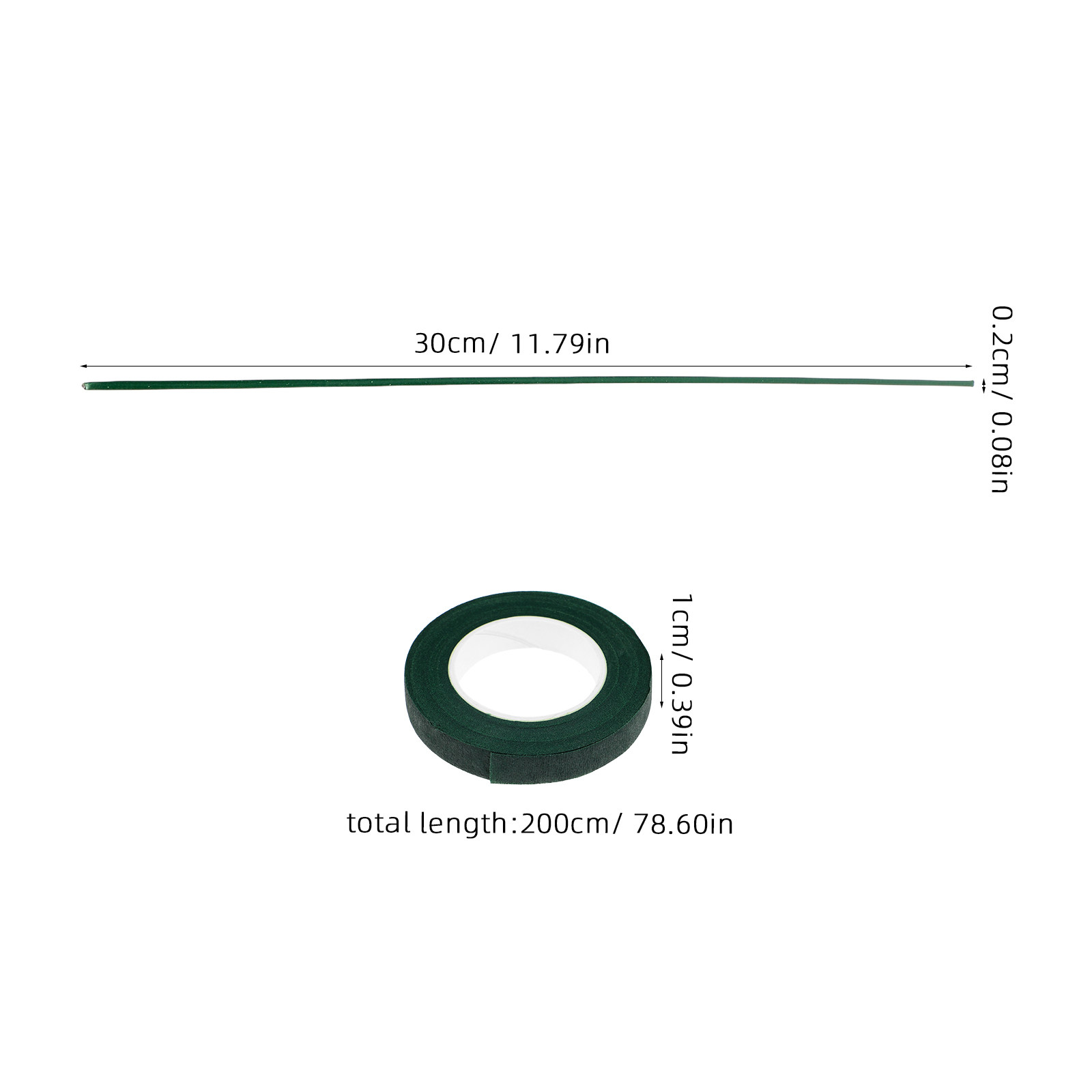 1Set Florist Tape Green and Fl - Wire Stem Florist review and price