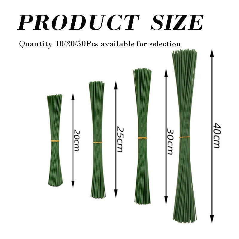 10/20/50Pcs Artificial Flower  - Wire Stem Florist review and price